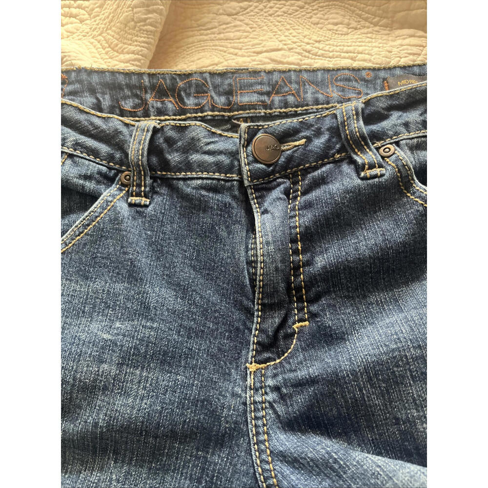 JAG Jeans Size 14 Dark Wash Mid Rise Boot Leg Bootcut‎ Western